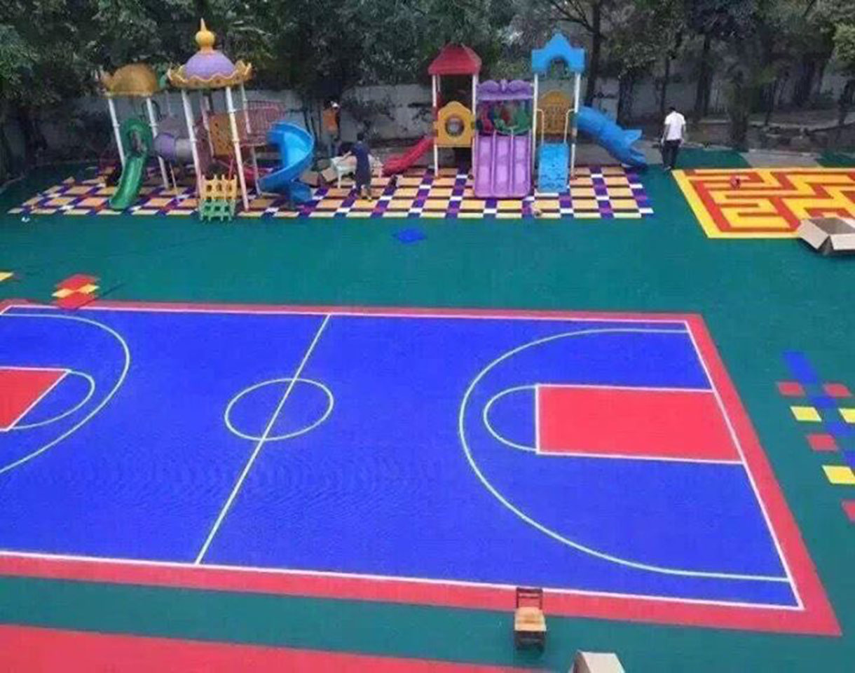 Basketbol Saha Yapımı - Basketbol Akrilik zemin kaplama döşeme