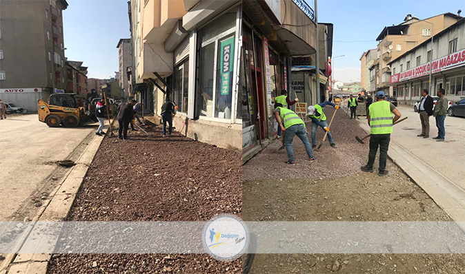 Hakkari Yüksekova Belediyesi Desenli Asfalt Projesi