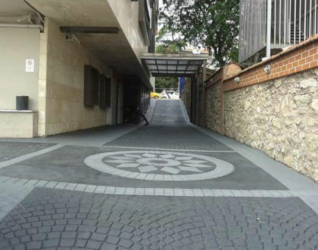 Desenli-Renkli Asfalt Kaplama 018